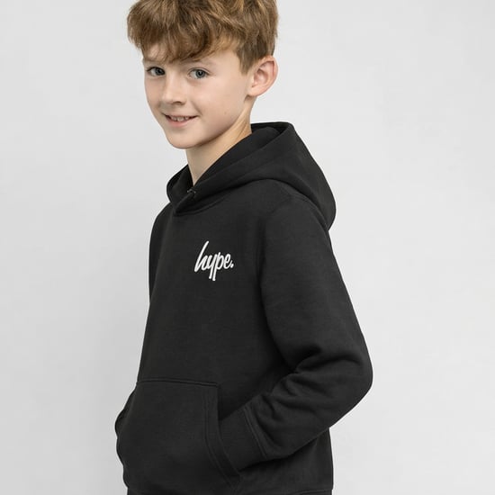 Jongens Hoodie Charcoal Grijs Zachte Casual Kinderen Sweater Comfortabele Pasvorm - Image 4