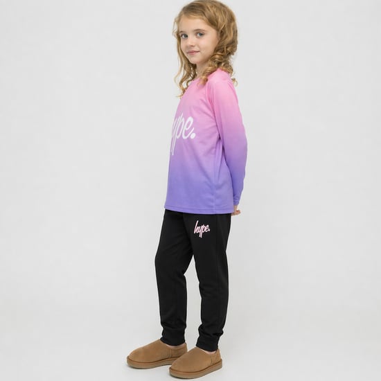 Meisjes Joggingbroek Kinderen Zwart Casual Sweatpants Zachte Boordloze Loungebroek - Image 4