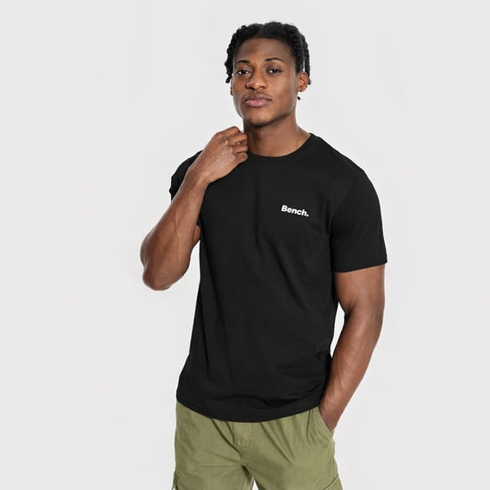 Heren 100% Katoen Logo T-Shirt Zacht Ademend Casual Dagelijks Kledingstuk - Image 4