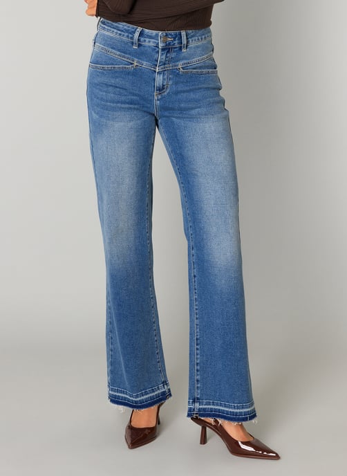 YEST Cristina Bottoms - Vintage Wash Denim - Image 1