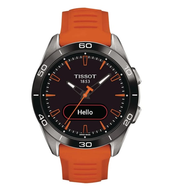 Tissot T-touch Connect Sport Heren Horloge Oranje T1534204705102 - Image 1