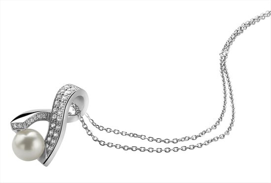 Orphelia Dames 925 Sterling Zilveren Ketting met Hanger - Zilver ZH-4821/1 - Image 3