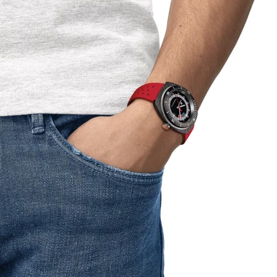 Tissot Sideral S Powermatic 80 Unisex Horloge Rood T1454079705702 - Image 6