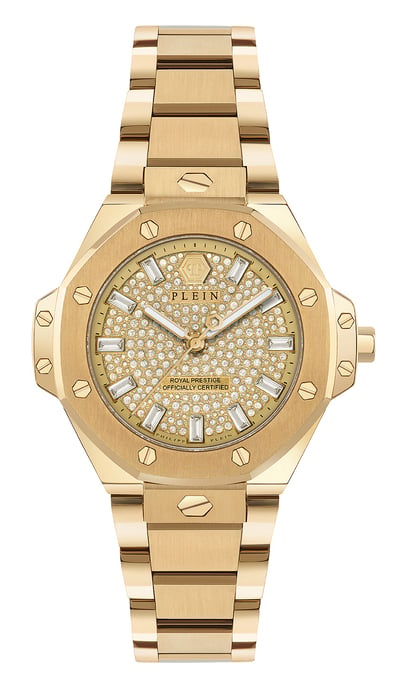 Philipp Plein Plein Royal Prestige Dames Horloge Goudkleurig PW4FA0525 - Image 1