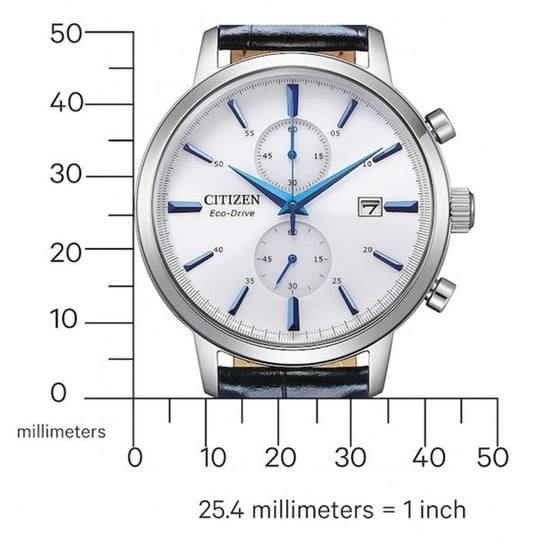 Citizen Heren Horloge Blauw CA7069-16A - Image 4