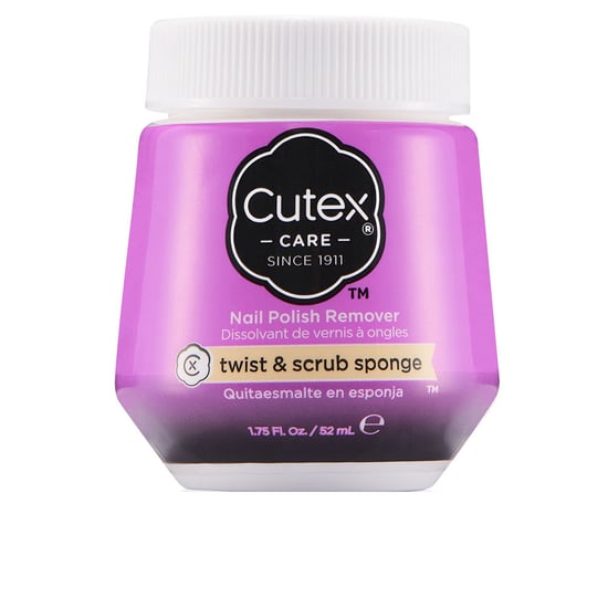 Cutex Sponge Polish Remover Twist & Scrub 52 ml - Image 1