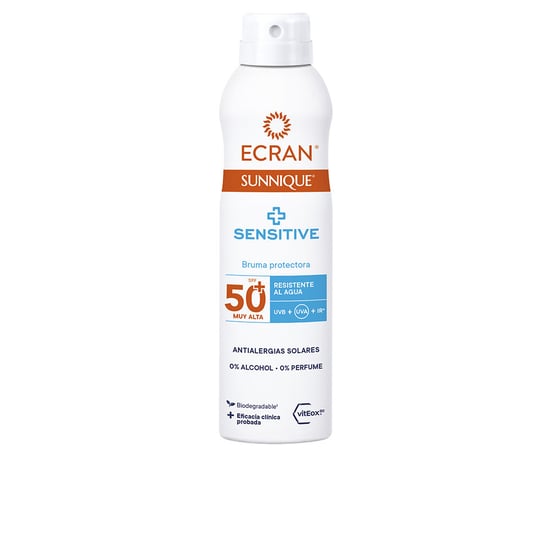 Ecran Sunnique Sensitive Beschermende Nevel Spf50+ 250 ml - Image 1