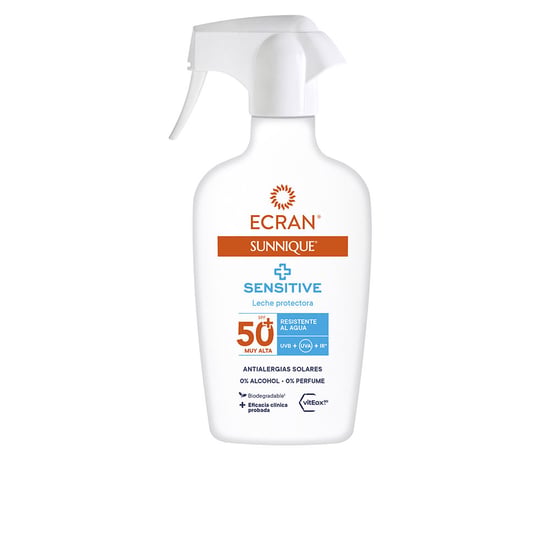 Ecran Sunnique Sensitive Spuitpistool Spf50+ 270 ml - Image 1