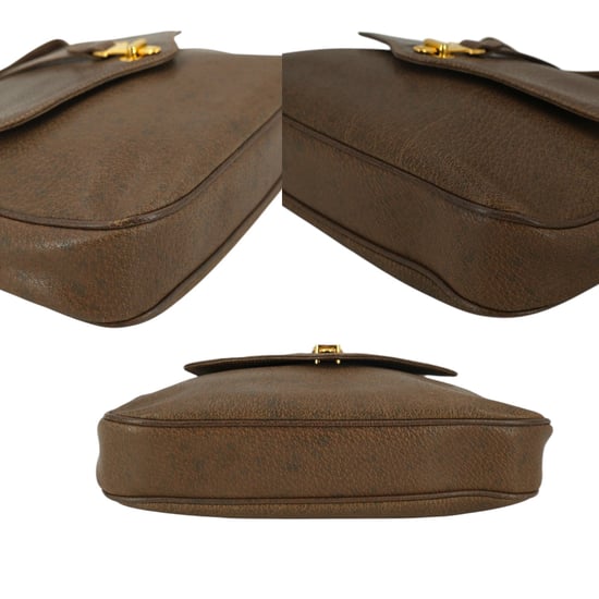 Gucci Vintage Leren Crossbodytas Hobo - Image 4