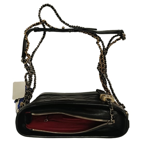 Chanel Small Gabrielle Hobo Bag in zwart kalfsleer - Image 4