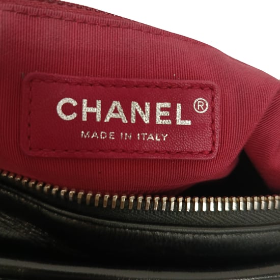 Chanel Small Gabrielle Hobo Bag in zwart kalfsleer - Image 6