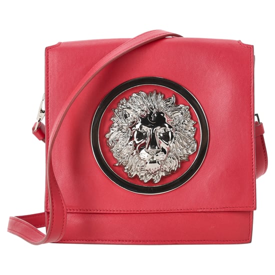 Versus Versace Medusa Flap Crossbodytas in rood leer - Image 1