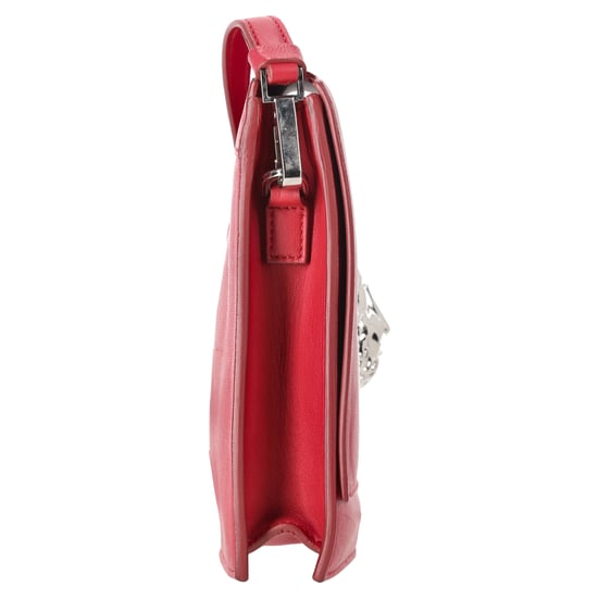 Versus Versace Medusa Flap Crossbodytas in rood leer - Image 4