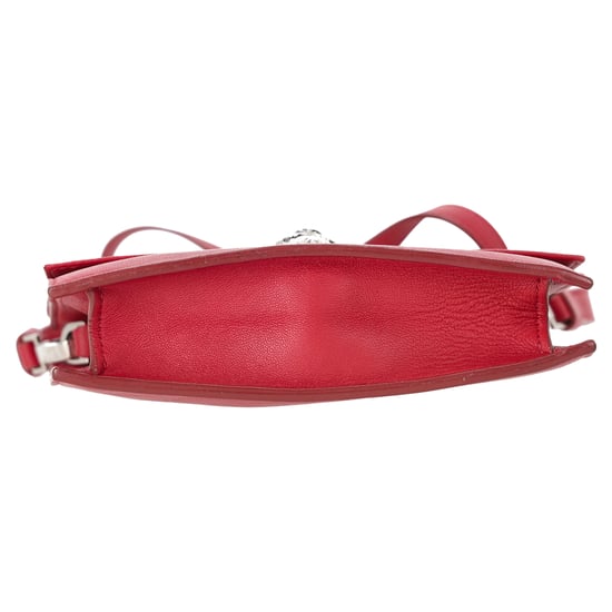 Versus Versace Medusa Flap Crossbodytas in rood leer - Image 5