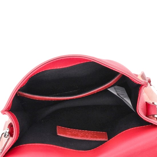Versus Versace Medusa Flap Crossbodytas in rood leer - Image 6