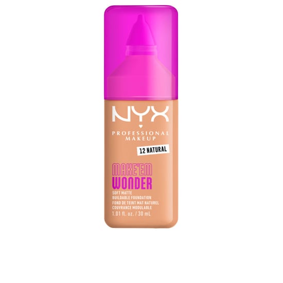 Make'em Wonder Foundation #12 - Natural 30 ml - Image 1