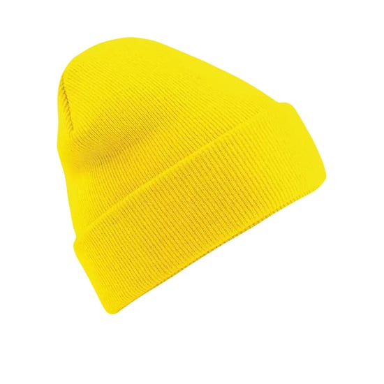 Beechfield Volwassenen van Unisex Originele geboeide Beanie (Geel) - Image 2