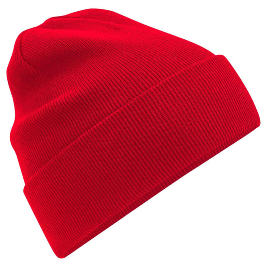 Beechfield Originele gebreide muts van biologisch katoen (Klassiek rood) - Image 2