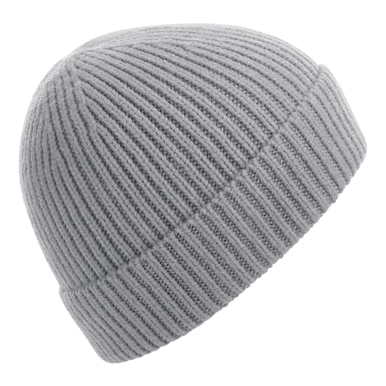 Beechfield Unisex Ribgebreide muts voor volwassenen (Lichtgrijs) - Image 1