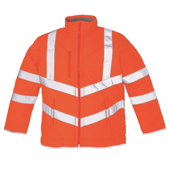 Yoko Heren Kensington Reflecterende Detail jas (Fluorescerend Oranje) - Image 1