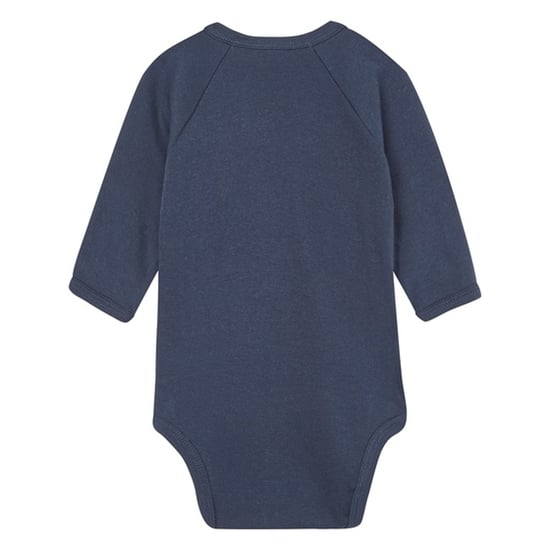 Babybugz Baby kimono body met lange mouwen (Nautische Marine) - Image 2