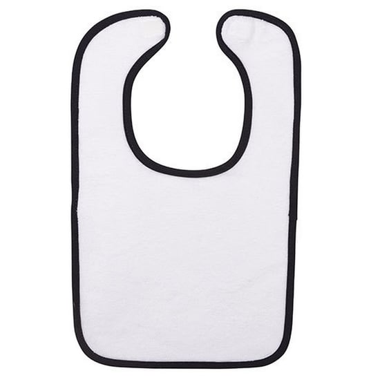 ARTG Baby Babiezz All-over Sublimatie Slabbetje (Wit/zwart) - Image 1
