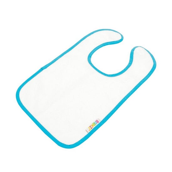 ARTG Baby Babiezz All-over Sublimatie Slabbetje (Wit/Aqua Blauw) - Image 2