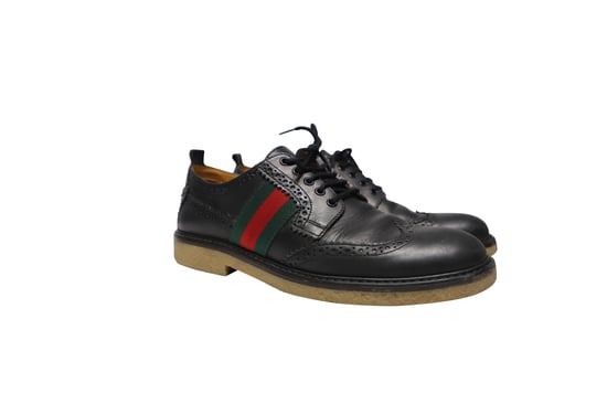 Gucci Kinderen Darby Brogues in Zwart Leer - Image 2
