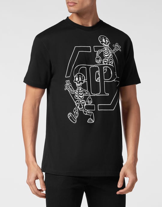 T-Shirt Ronde Hals Skeleton - Image 2