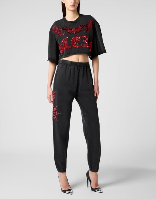 Cropped T-Shirt Butterfly Tattoo - Image 4