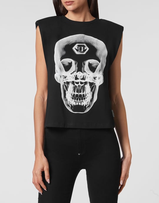 T-Shirt Ronde Hals Skull - Image 2