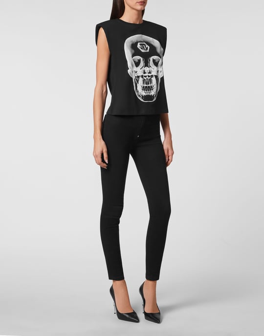 T-Shirt Ronde Hals Skull - Image 4
