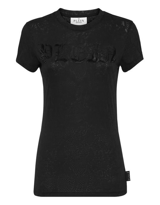T-Shirt Ronde Hals Gothic Plein - Image 1
