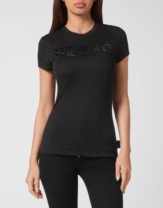 T-Shirt Ronde Hals Gothic Plein - Image 2