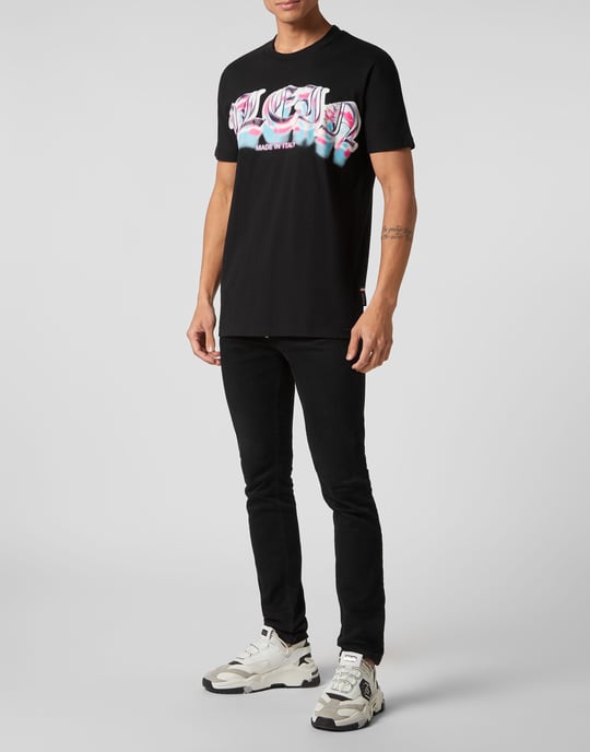 T-Shirt Ronde Hals Gothic Plein - Image 4