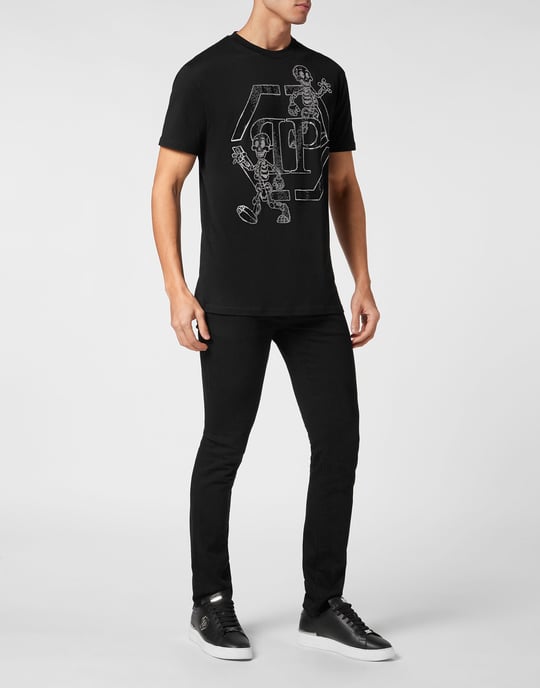 T-Shirt Ronde Hals Skeleton - Image 3