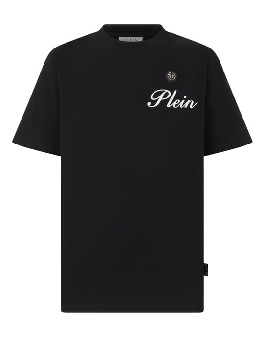Round Neck T-Shirt Embossed Signature - Image 1