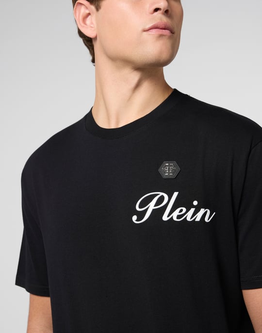 Round Neck T-Shirt Embossed Signature - Image 3