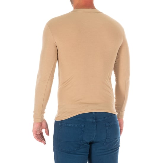 Heren Langsleeve T-shirt met Halve Hals 1625-H - Image 3