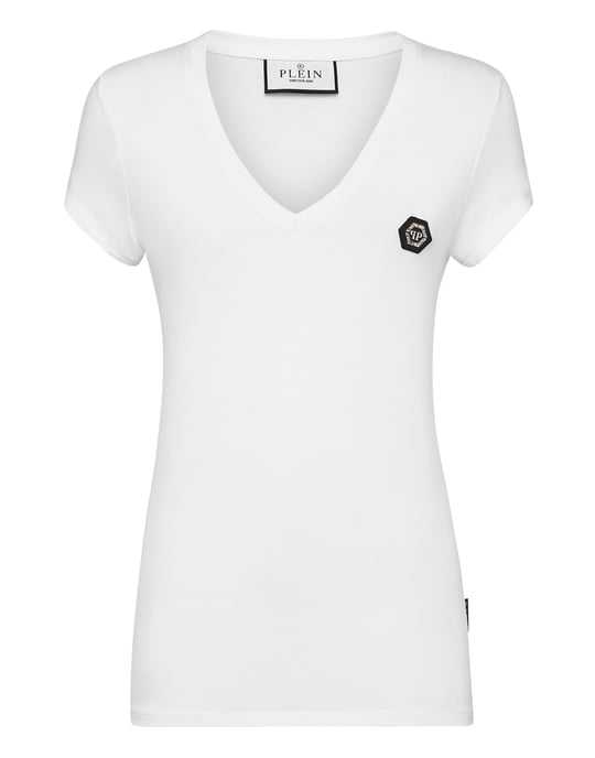 T-Shirt V-Hals Hexagon - Image 1