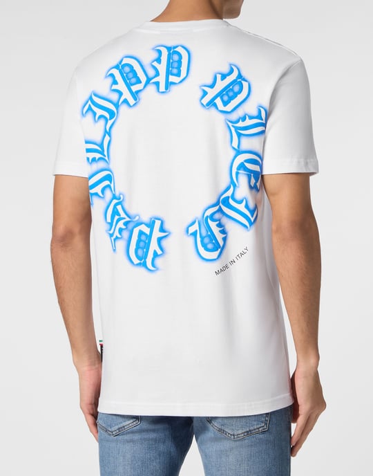 T-Shirt V-Hals Gothic Plein - Image 4