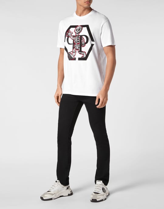 T-Shirt Ronde Hals Skeleton - Image 3