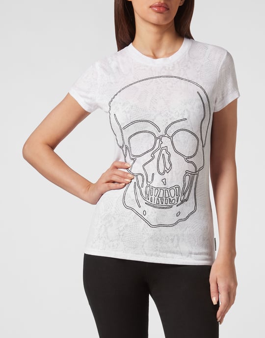 T-Shirt Ronde Hals Skull - Image 2