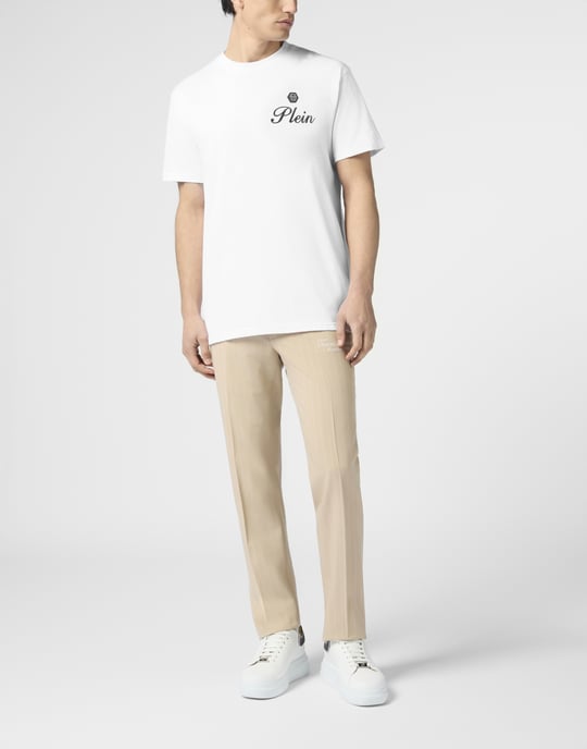 Round Neck T-Shirt Embossed Signature - Image 4