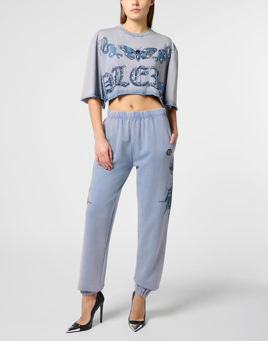Cropped T-Shirt Butterfly Tattoo - Image 4