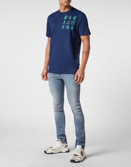 T-Shirt Ronde Hals Gothic Plein - Image 4