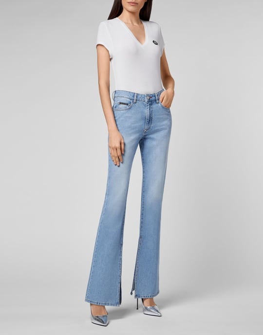 Jeans Flare Fit Iconic Plein - Image 4