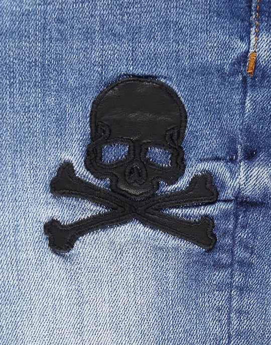 Denim Broek Skull - Image 3