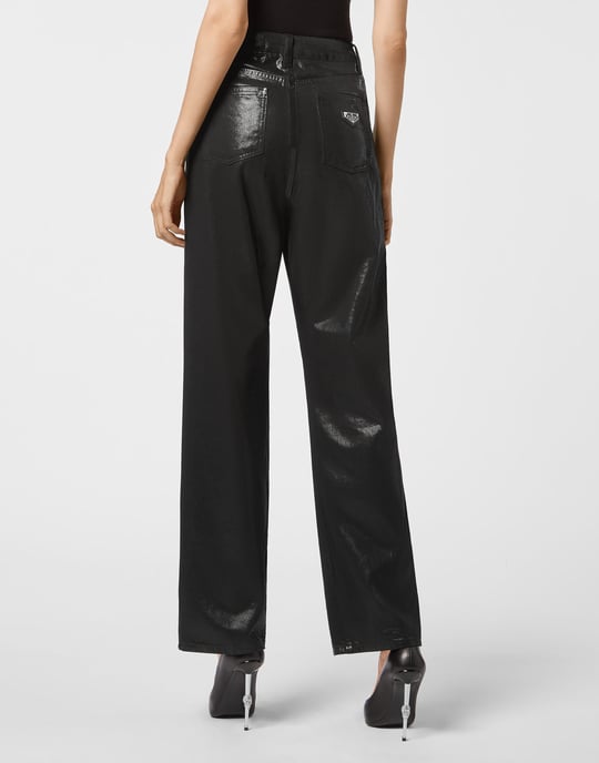 Denim Broek Losjes Iconic Plein - Image 3