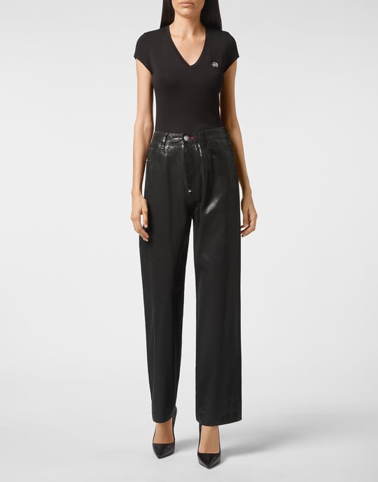 Denim Broek Losjes Iconic Plein - Image 4